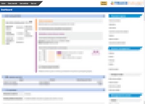 The original dashboard: big and complicated